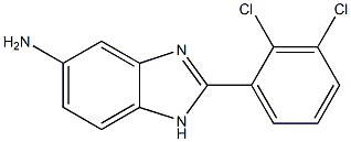 2-(2,3-dichlorophenyl)-1H-1,3-benzodiazol-5-amine Struktur