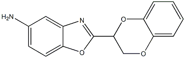 2-(2,3-dihydro-1,4-benzodioxin-2-yl)-1,3-benzoxazol-5-amine Structure