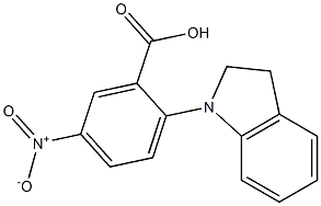 2-(2,3-dihydro-1H-indol-1-yl)-5-nitrobenzoic acid