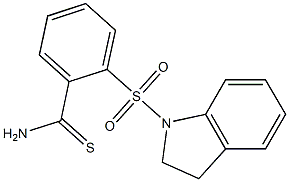 2-(2,3-dihydro-1H-indole-1-sulfonyl)benzene-1-carbothioamide