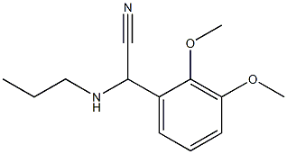 2-(2,3-dimethoxyphenyl)-2-(propylamino)acetonitrile