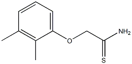2-(2,3-dimethylphenoxy)ethanethioamide 化学構造式
