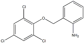 2-(2,4,6-trichlorophenoxymethyl)aniline 结构式