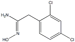 2-(2,4-dichlorophenyl)-N'-hydroxyethanimidamide Structure