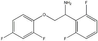 2-(2,4-difluorophenoxy)-1-(2,6-difluorophenyl)ethanamine 结构式