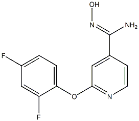 2-(2,4-difluorophenoxy)-N'-hydroxypyridine-4-carboximidamide