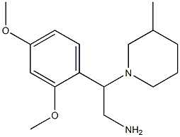 2-(2,4-dimethoxyphenyl)-2-(3-methylpiperidin-1-yl)ethanamine