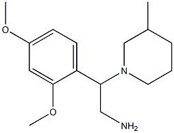  2-(2,4-dimethoxyphenyl)-2-(3-methylpiperidin-1-yl)ethanamine