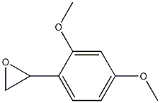 2-(2,4-dimethoxyphenyl)oxirane 化学構造式