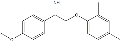 2-(2,4-dimethylphenoxy)-1-(4-methoxyphenyl)ethanamine Structure