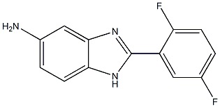 2-(2,5-difluorophenyl)-1H-benzimidazol-5-amine Structure