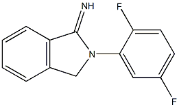  2-(2,5-difluorophenyl)-2,3-dihydro-1H-isoindol-1-imine