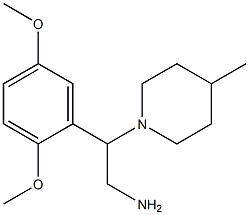 2-(2,5-dimethoxyphenyl)-2-(4-methylpiperidin-1-yl)ethanamine