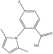 2-(2,5-dimethyl-1H-pyrrol-1-yl)-4-fluorobenzoic acid|