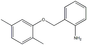 2-(2,5-dimethylphenoxymethyl)aniline 结构式