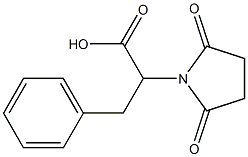 2-(2,5-dioxopyrrolidin-1-yl)-3-phenylpropanoic acid Structure
