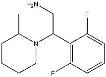 2-(2,6-difluorophenyl)-2-(2-methylpiperidin-1-yl)ethanamine 结构式