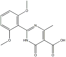  2-(2,6-dimethoxyphenyl)-4-methyl-6-oxo-1,6-dihydropyrimidine-5-carboxylic acid