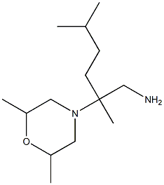 2-(2,6-dimethylmorpholin-4-yl)-2,5-dimethylhexan-1-amine,,结构式
