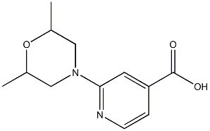 2-(2,6-dimethylmorpholin-4-yl)pyridine-4-carboxylic acid