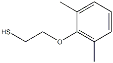 2-(2,6-dimethylphenoxy)ethanethiol 结构式