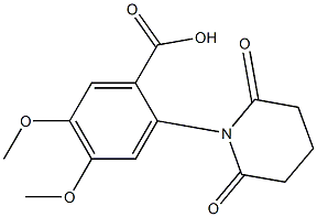 2-(2,6-dioxopiperidin-1-yl)-4,5-dimethoxybenzoic acid Structure