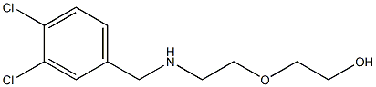 2-(2-{[(3,4-dichlorophenyl)methyl]amino}ethoxy)ethan-1-ol Struktur