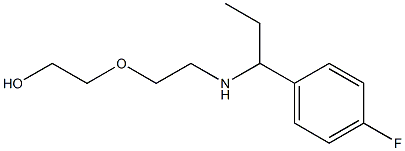 2-(2-{[1-(4-fluorophenyl)propyl]amino}ethoxy)ethan-1-ol|