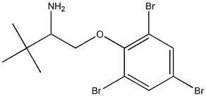 2-(2-amino-3,3-dimethylbutoxy)-1,3,5-tribromobenzene Struktur