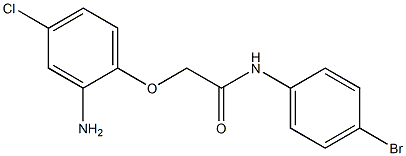  2-(2-amino-4-chlorophenoxy)-N-(4-bromophenyl)acetamide