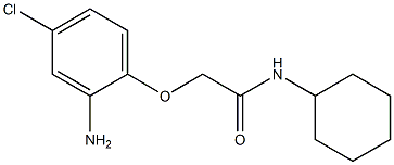 2-(2-amino-4-chlorophenoxy)-N-cyclohexylacetamide Structure