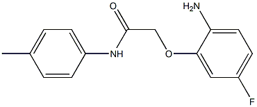 2-(2-amino-5-fluorophenoxy)-N-(4-methylphenyl)acetamide