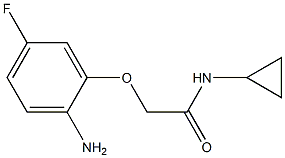 2-(2-amino-5-fluorophenoxy)-N-cyclopropylacetamide