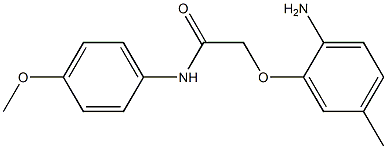 2-(2-amino-5-methylphenoxy)-N-(4-methoxyphenyl)acetamide