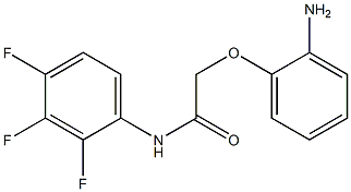 2-(2-aminophenoxy)-N-(2,3,4-trifluorophenyl)acetamide,,结构式