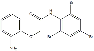 2-(2-aminophenoxy)-N-(2,4,6-tribromophenyl)acetamide Structure