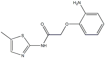 2-(2-aminophenoxy)-N-(5-methyl-1,3-thiazol-2-yl)acetamide