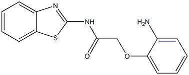 2-(2-aminophenoxy)-N-1,3-benzothiazol-2-ylacetamide Structure