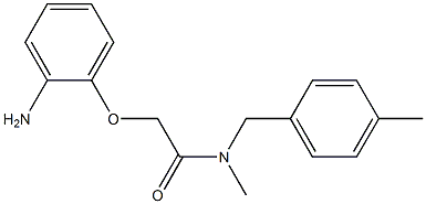 2-(2-aminophenoxy)-N-methyl-N-[(4-methylphenyl)methyl]acetamide