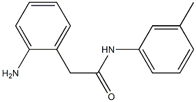 2-(2-aminophenyl)-N-(3-methylphenyl)acetamide Structure