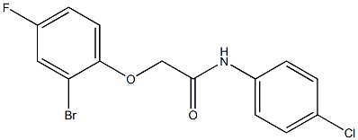 2-(2-bromo-4-fluorophenoxy)-N-(4-chlorophenyl)acetamide