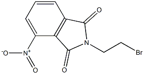 2-(2-bromoethyl)-4-nitro-1H-isoindole-1,3(2H)-dione 结构式