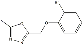 2-(2-bromophenoxymethyl)-5-methyl-1,3,4-oxadiazole|