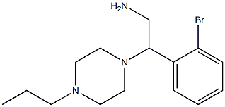 2-(2-bromophenyl)-2-(4-propylpiperazin-1-yl)ethanamine|