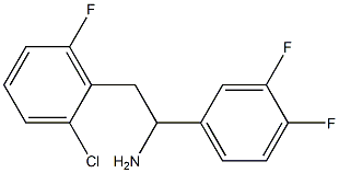 2-(2-chloro-6-fluorophenyl)-1-(3,4-difluorophenyl)ethan-1-amine