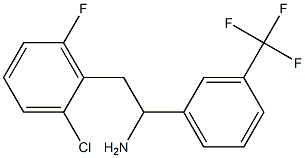 2-(2-chloro-6-fluorophenyl)-1-[3-(trifluoromethyl)phenyl]ethan-1-amine