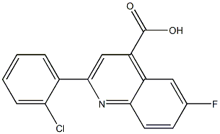 2-(2-chlorophenyl)-6-fluoroquinoline-4-carboxylic acid