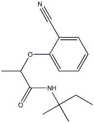 2-(2-cyanophenoxy)-N-(2-methylbutan-2-yl)propanamide