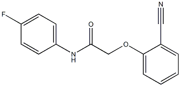 2-(2-cyanophenoxy)-N-(4-fluorophenyl)acetamide|