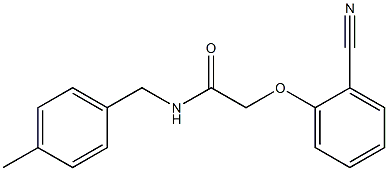 2-(2-cyanophenoxy)-N-(4-methylbenzyl)acetamide|